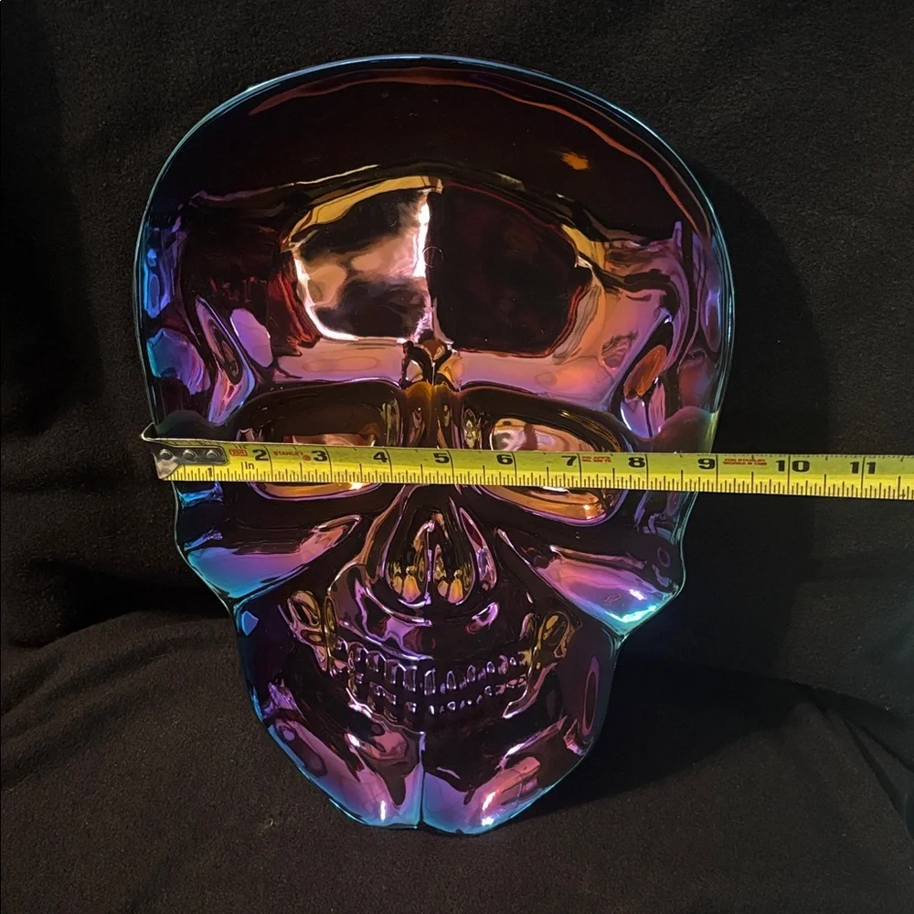 Halloween snack tray halloween decor holographic 💀